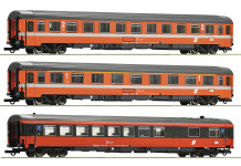 Roco 74044 - H0 - 3-tlg. Personenwagen-Set EC 60 „Maria Theresia“, ÖBB, Ep. IV - Set 2